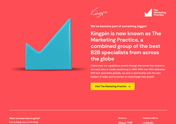 Kingpin agency home page
