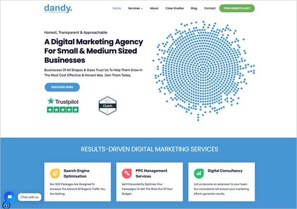 Dandy agency home page
