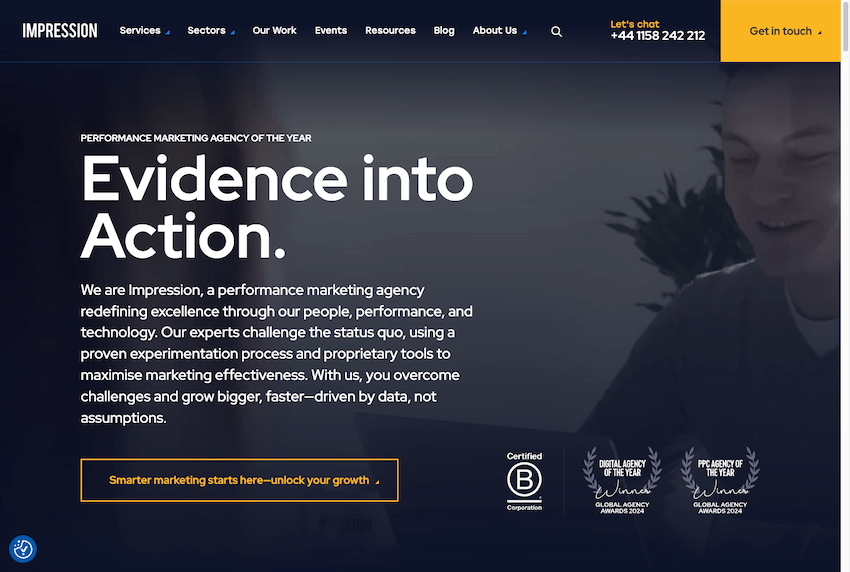 Impression Home Page