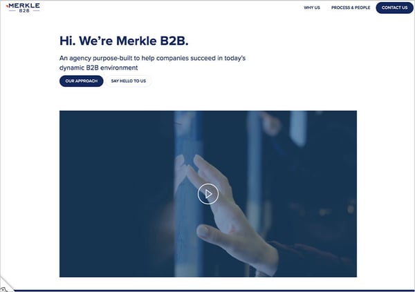 Merkle agency home page