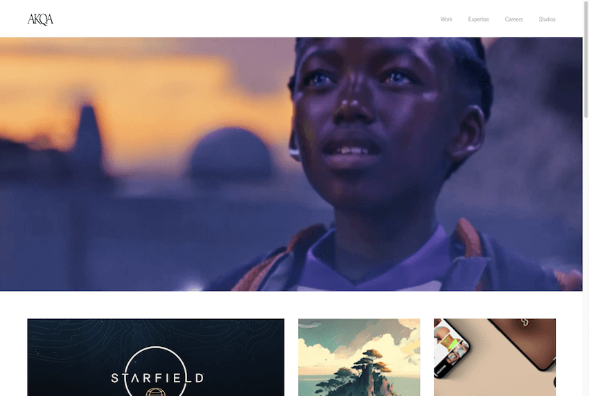 AKQA Home Page