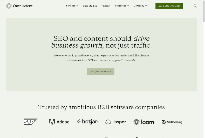 Omnicient Home Page