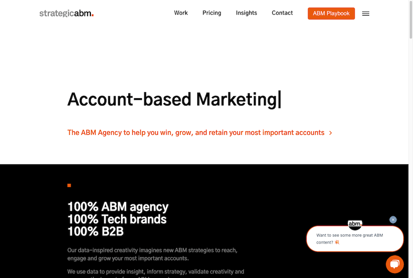 Strategic ABM Home Page