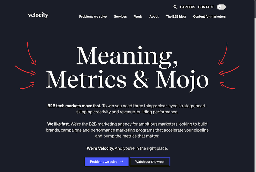 Velocity Partners Home Page