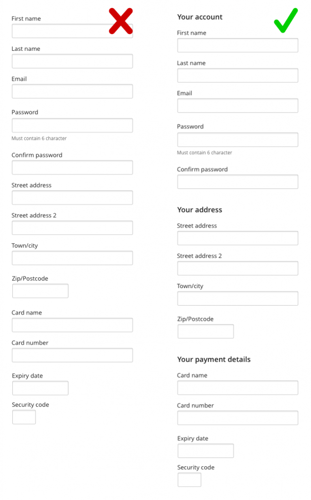 A Website Unstructured Form and a Structured Form