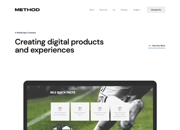Method agency home page