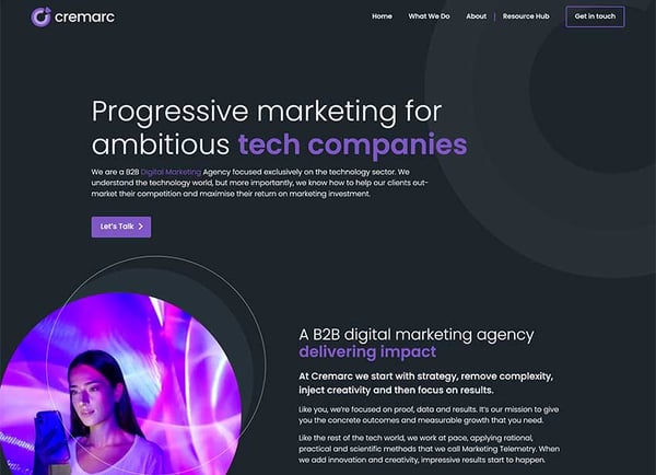 cremarc agency home page