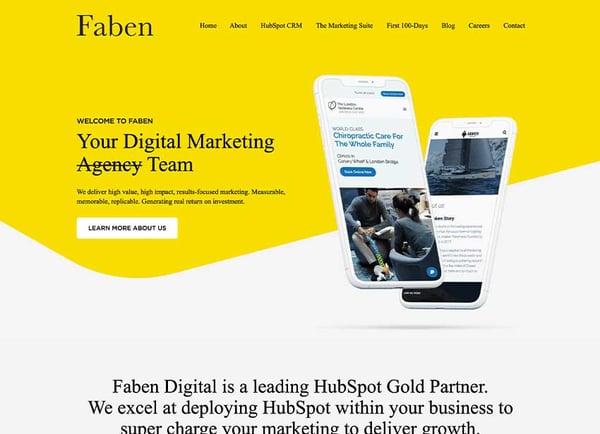 faben agency home page