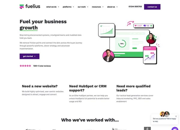 fuelius agency home page