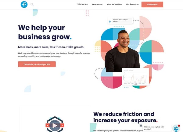 six and flow agency home page
