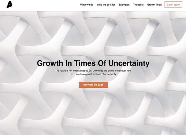we accelerate growth agency home page