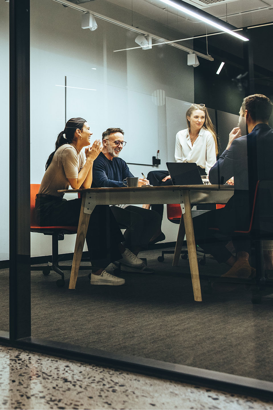 people in a meeting