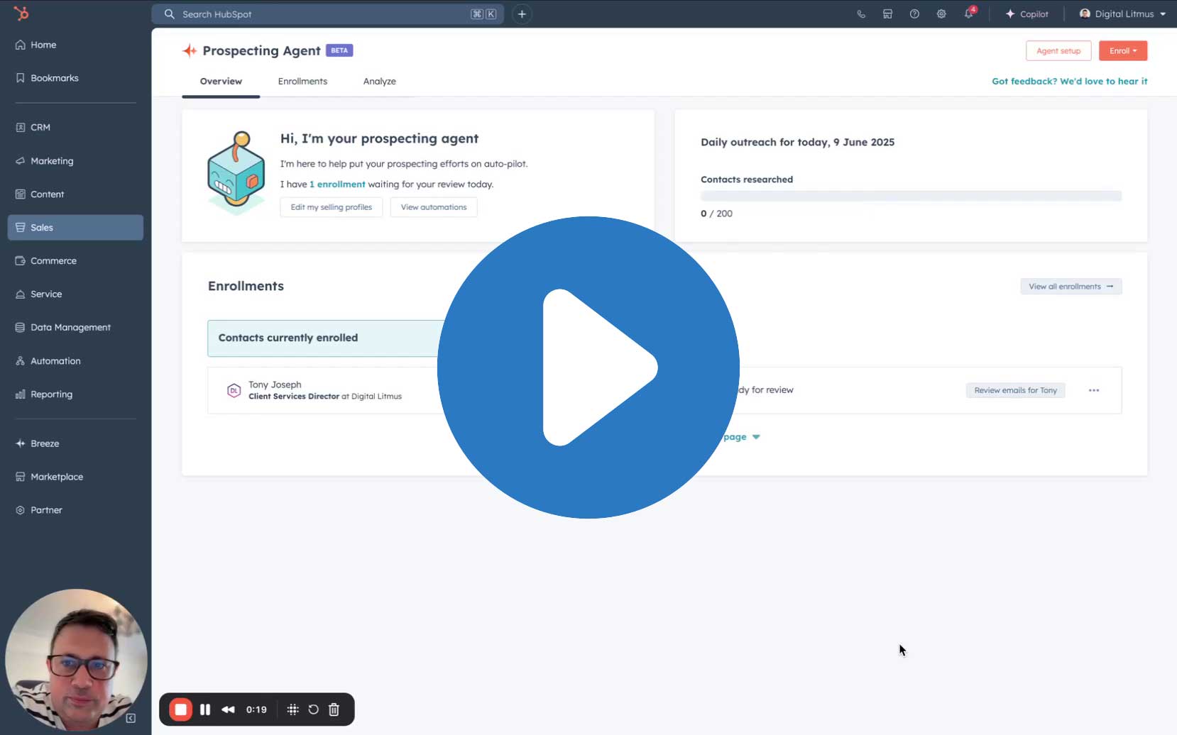 HubSpot's Prospecting Agent: Turn Your Reps Into Top Performers
