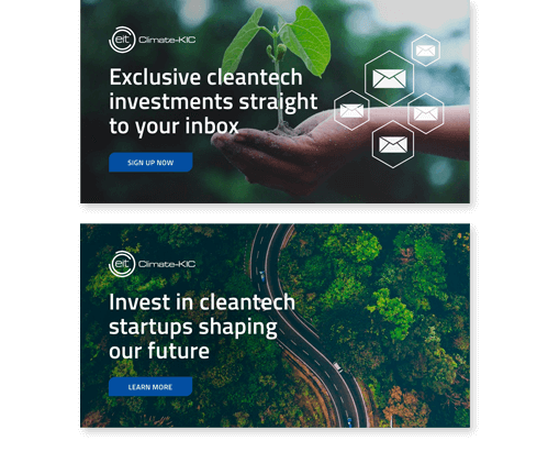 Climate KIC Banner Ads