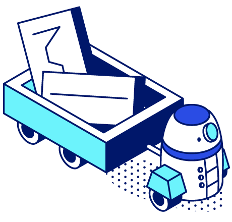 Two Wheeled Machine Pulling a Trailer with Graphs in