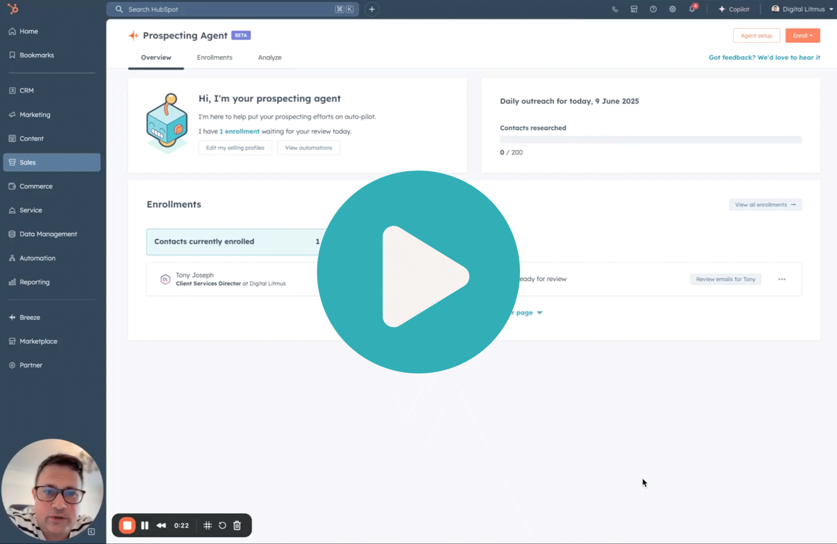 HubSpot's Prospecting Agent: Turn Your Reps Into Top Performers