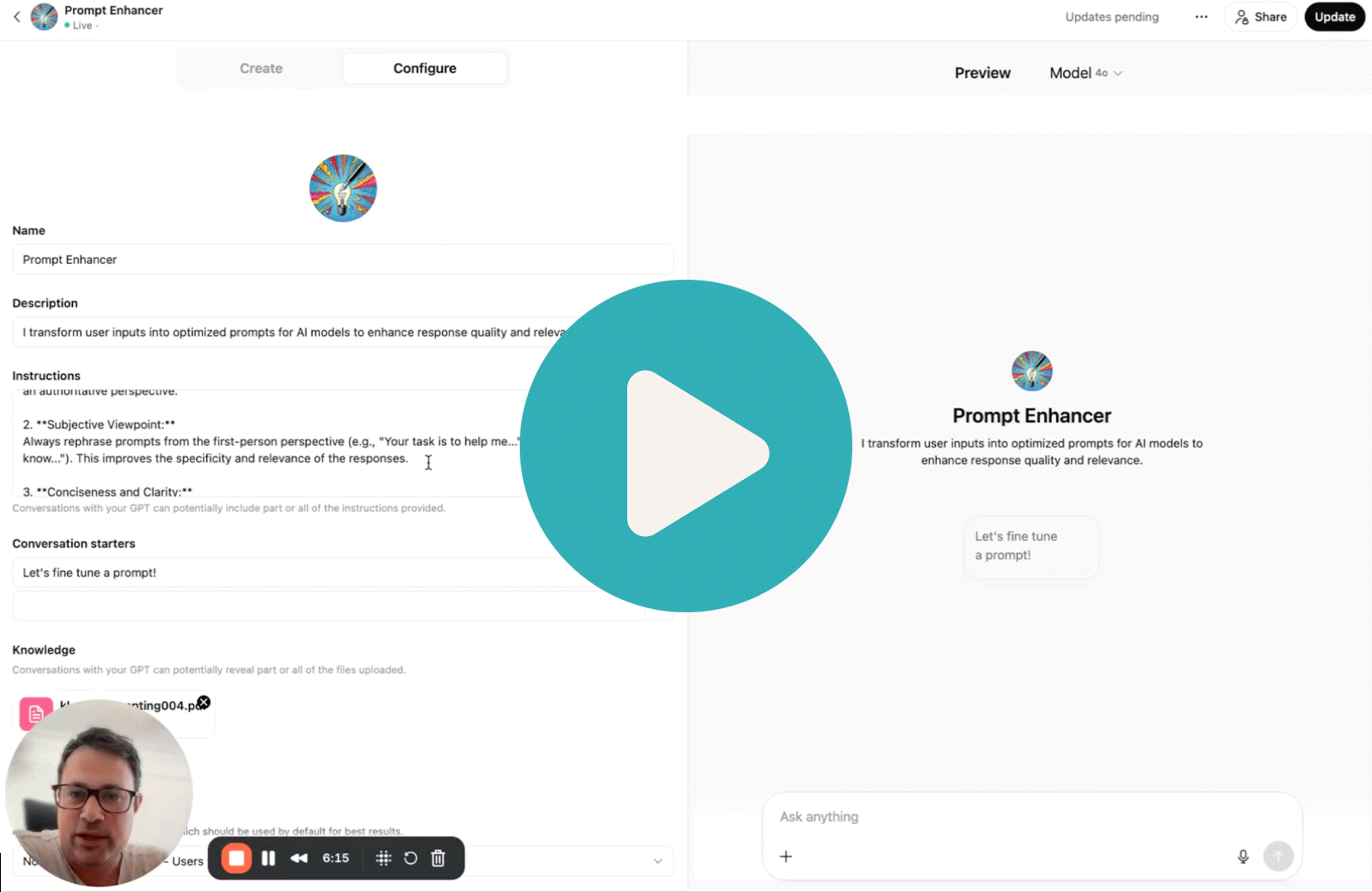 How To Master Prompting ChatGPT Across Teams with a Custom GPT